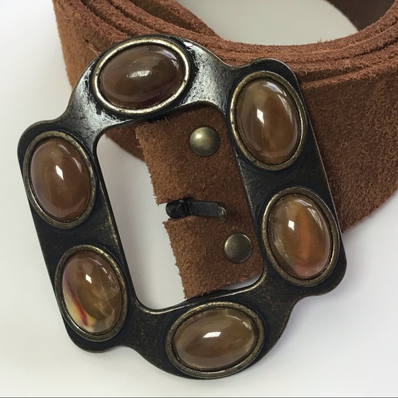 ANTONIAZZI FERENZE suede belt like NEW - Picture 2 of 14